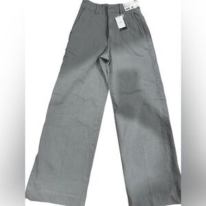 Uniqlo Women's Charcoal Wide-Leg Jeans